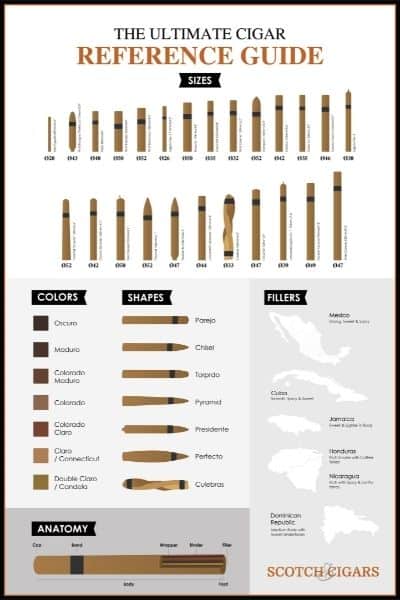 Cigar Reference Guide Poster