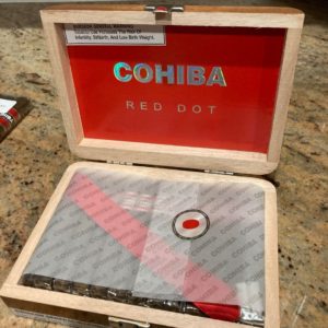 Box Opening Cohiba Red Dot