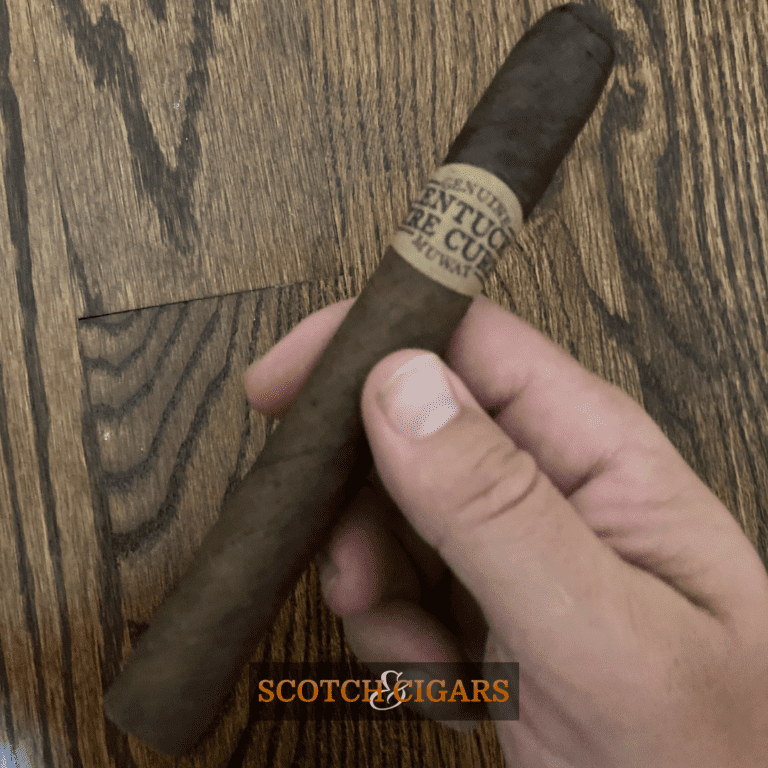Kentucky Fire Cigar in Hand
