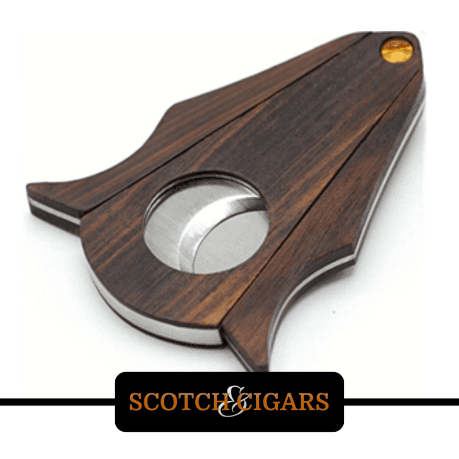 wood-grain cigar cutter