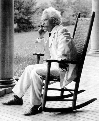 Mark Twain Smoking