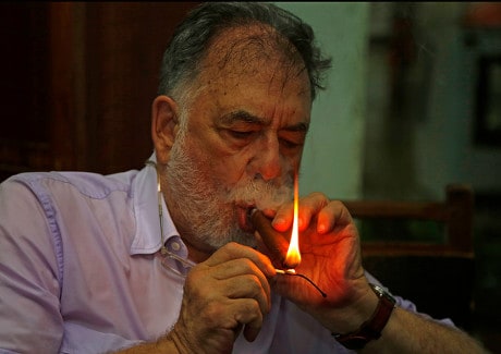 Francis Ford Coppola Smoking